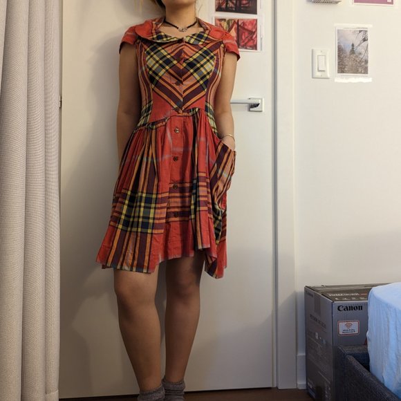 VINTAGE Vivienne Westwood Red Label Asymmetric Dress - Picture 2 of 3